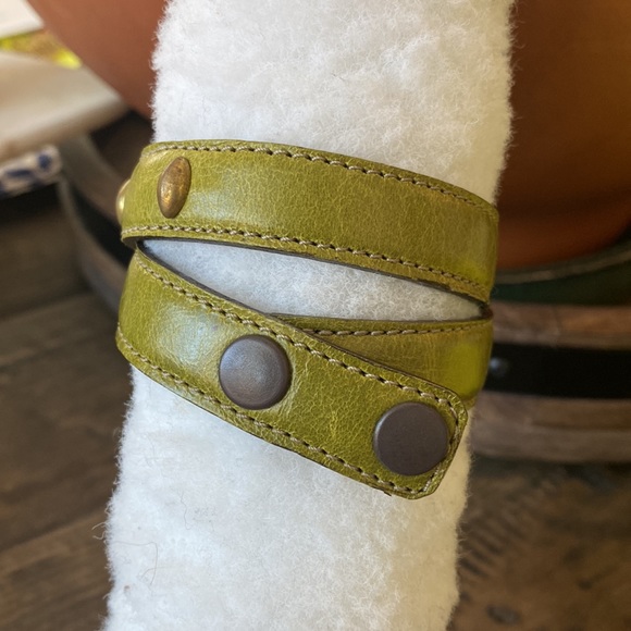 Kristin Kahle double wrap leather bracelet - Picture 2 of 6